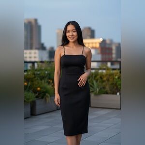 Elegant Black Dress Sz Small